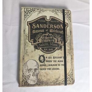 Hocus Pocus Movie Sanderson Museum of Witchcraft Salem Notebook Journal Witch